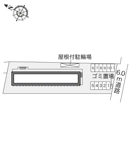 ★手数料０円★清瀬市竹丘　月極駐車場（LP）